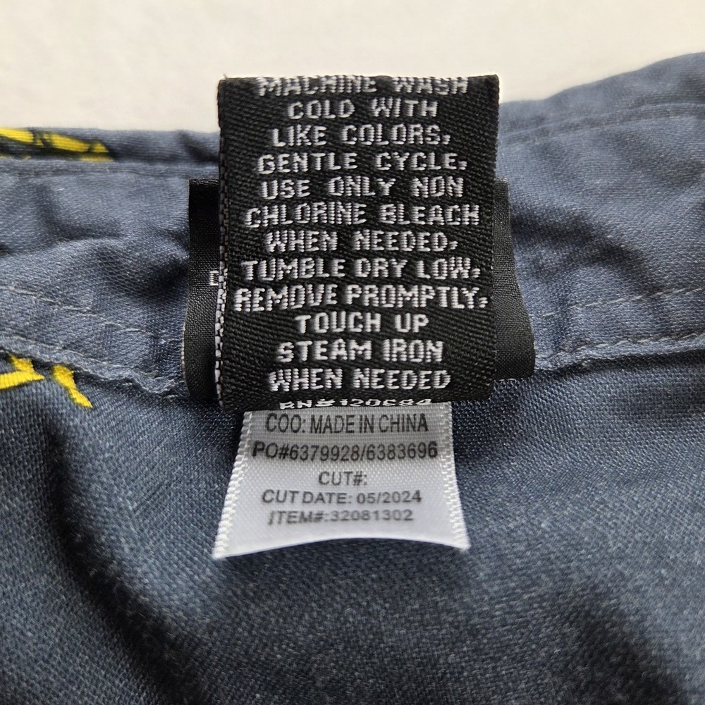 Our Universe Star Wars Mens Button-Down Shirt L Blue Character Print - Picture 8 of 12